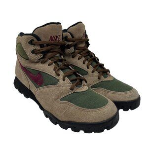 Vintage Women 9 Nike Caldera Plus ACG Hiking Boots Brown Green 940709-IB
